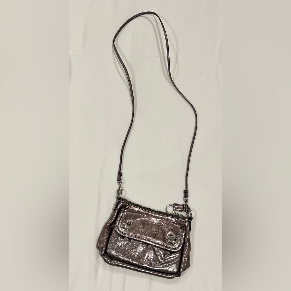 Coach Bronze Metallic Crossbody Poppy Bag (Vintage 2010)